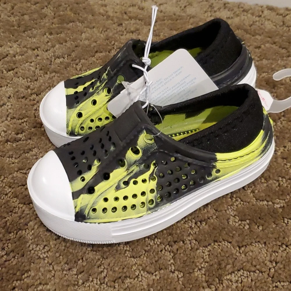 Baby Boys First Steps Stepping Stones Riley EVA Sneakers Size 3 4 5 Pull on NWT